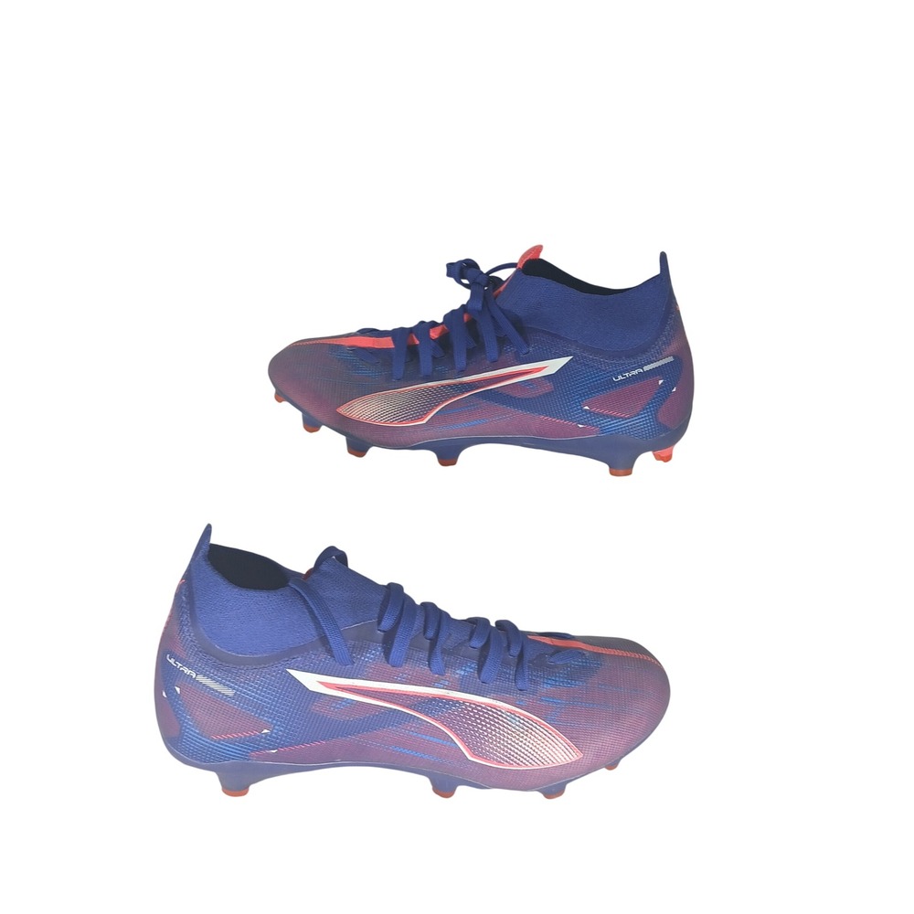 Puma Ultra Ultimate FG/AG 6.5 Blue Soccer Cleats Athletic Speed Shoes 107692-01